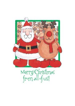 Christmas Buddies Vertical Christmas Cards