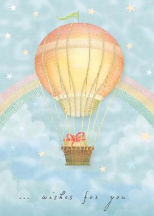Sky-High Wishes Vertical Birthday Cards