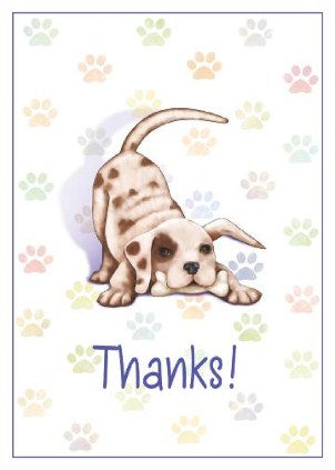 Unconditional Thanks Vertical Thank You Cards