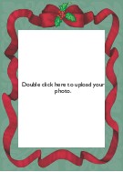 Beautiful Border Vertical Photo Holiday Cards