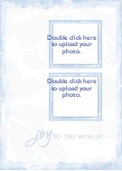 Christmas Clouds Vertical Christmas Cards