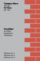 All Wall Recycled Business Cards