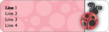 Cute as a Bug Return Address Labels