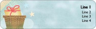 Sky-High Wishes Return Address Labels