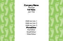 Step Lively Recycled Business Cards