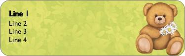 Sweet Appreciation Return Address Labels