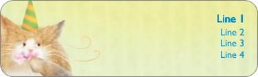 The Cat's Meow Return Address Labels
