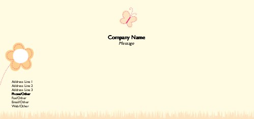 Blooming Personalities Full Colour Compliment Slips