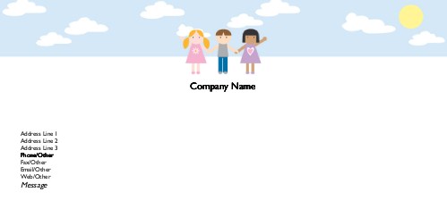 Forever Friends Full Colour Compliment Slips