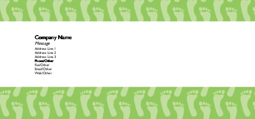 Step Lively Full Colour Compliment Slips