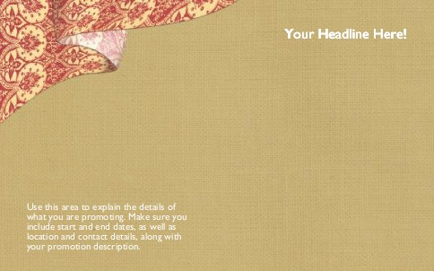 Richly Textured Full Colour Oversized Postcards