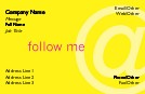 Cyber Chase Recycled Business Cards