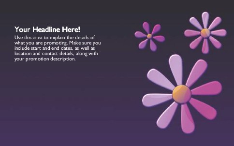 Fast Flowers Full Colour Oversized Postcards