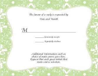 It's Only Natural Reply Cards