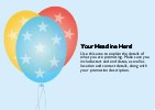 Party Poppers Full Colour Standard Sized Postcards