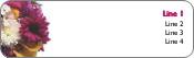 Blooming Big Return Address Labels