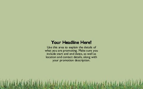 Grass is Greener Full Colour Oversized Postcards