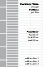 Perfect Pattern Recycled Business Cards