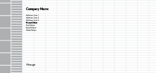 Perfect Pattern Full Colour Compliment Slips