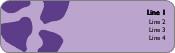 Purple Cow Return Address Labels