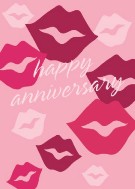 Countless Kisses Vertical Anniversary Cards