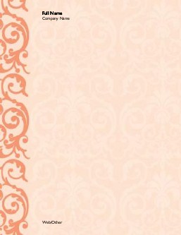 Elegant Coral Lace Compact Note Pads