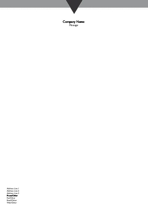 Point of View A4 Letterhead