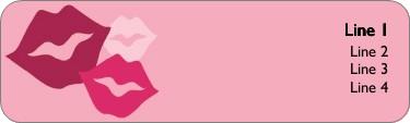 Countless Kisses Return Address Labels