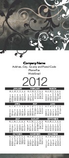 Dark Mystery Slim Calendar Cards