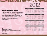 Flirty Chocolate Swirl Large Calendar Magnets