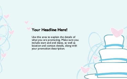 Fondant Dream Full Colour Oversized Postcards