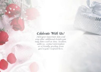 Ring Around the Roses Standard Sized Save the Date Postcards