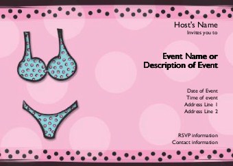 Take a Dip Postcard Invitation-Standard