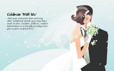 Brunette Bride Oversized Save the Date  Postcards