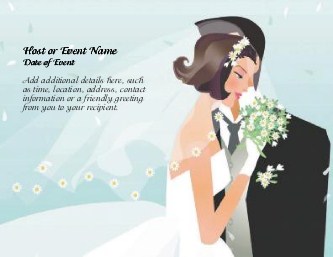 Brunette Bride Large Save the Date Magnets