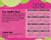 Bubbly Large Calendar Magnets