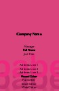 Pink 'n Pretty Full Colour Business Cards