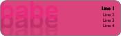 Pink 'n Pretty Return Address Labels