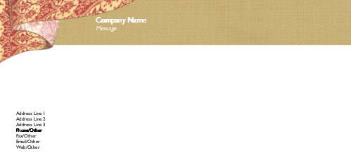 Richly Textured Full Colour Compliment Slips