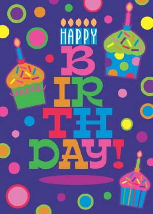 Birthday Stack Vertical Birthday Cards
