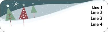 Festive Forest Return Address Labels