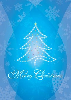 Merry and Magical Vertical Christmas Cards