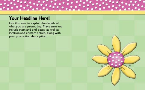 Sweet Sunflower Full Colour Oversized Postcards