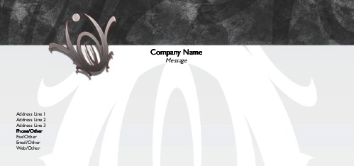 Edgy Ink Full Colour Compliment Slips