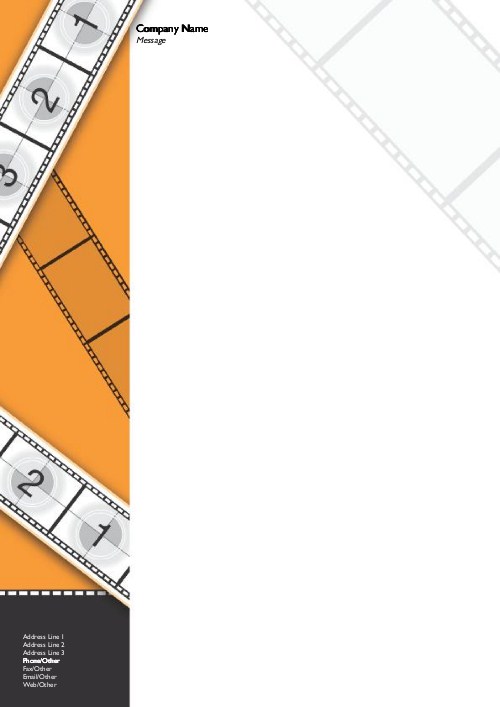 Film Freak A4 Letterhead