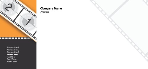 Film Freak Full Colour Compliment Slips