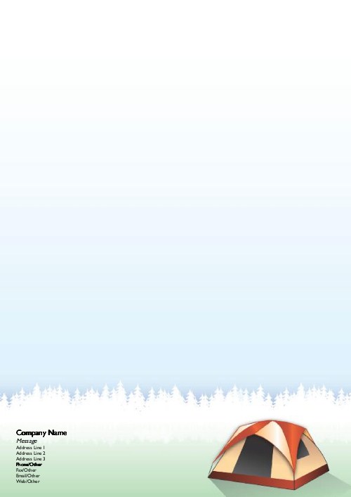 Give Me Shelter A4 Letterhead