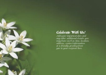 Growing with Love Standard Sized Save the Date Postcards