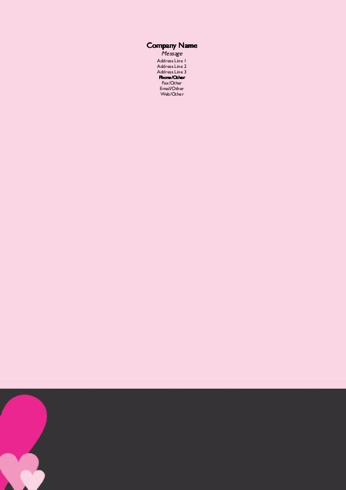 A Little Loving A4 Letterhead