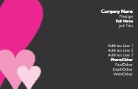 A Little Loving Full Colour Magnetic Business Cards